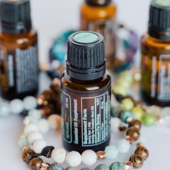 Aromatherapy Lava Stone Handmade Beaded Bracelet - Picture 5 of 6